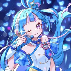 This is a pixiv picture whose title is キュアウインク！.