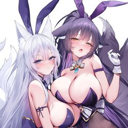 This is a pixiv picture whose title is 信濃🐰武蔵.