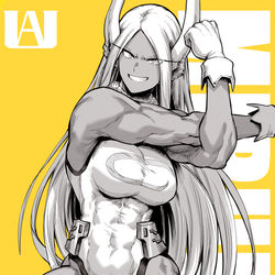 This is a pixiv picture whose title is Mirko stretching.