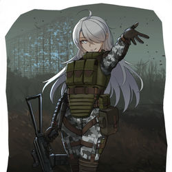 This is a pixiv picture whose title is STALKER 2 - Monolith.