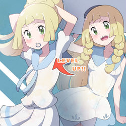 This is a pixiv picture whose title is リーリエ-Evolution-.