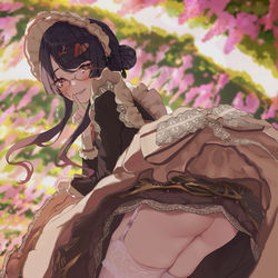 This is a pixiv picture whose title is メイド冬優子🍑.