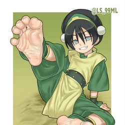This is a pixiv picture whose title is トフ足裏.