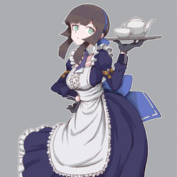 This is a pixiv picture whose title is メイドモガドール.