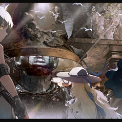 This is a pixiv picture whose title is 2025-02-18 漂泊者,フィービー,カルロッタ.