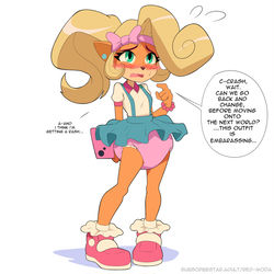 This is a pixiv picture whose title is Baby Coco Bandicoot.