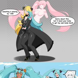 This is a pixiv picture whose title is Miku Possession pt 3.