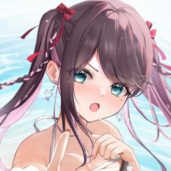 This is a pixiv picture whose title is 花芽なずな.
