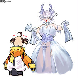 This is a pixiv picture whose title is Gigi Vs Lady Labrynth.