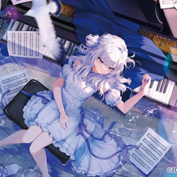This is a pixiv picture whose title is 【動画絵】だから僕は音楽を辞めた.