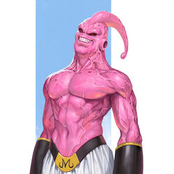 This is a pixiv picture whose title is Majin Buu.