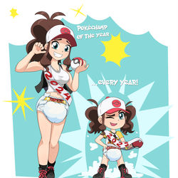This is a pixiv picture whose title is New Years 2025 - Hilda (Pokemon).