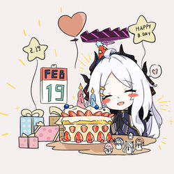 This is a pixiv picture whose title is 🎂🎉.