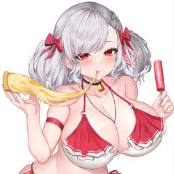 This is a pixiv picture whose title is 소전2 사브리나 수영복.