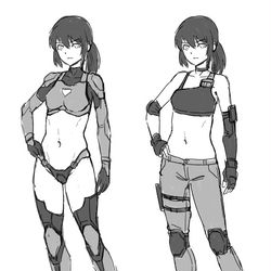 This is a pixiv picture whose title is 妮婭的新裝.