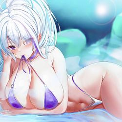 This is a pixiv picture whose title is 雲仙.