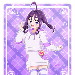This is a pixiv picture whose title is キミプリの紫雨こころちゃん♪.