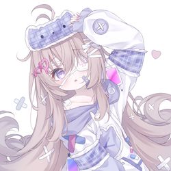 This is a pixiv picture whose title is 💙🩹.