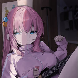 This is a pixiv picture whose title is 後藤ひとり.