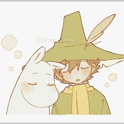 This is a pixiv picture whose title is ムーミンツイログ.