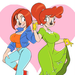This is a pixiv picture whose title is Debbie and Sandy.