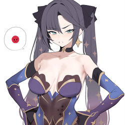 This is a pixiv picture whose title is 😡.