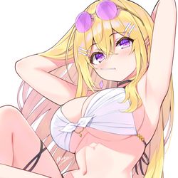 This is a pixiv picture whose title is 水着牡丹さん.