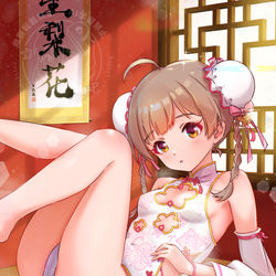 This is a pixiv picture whose title is 香りが漂う星梨花ちゃん、おいしいのかな？.