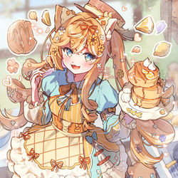 This is a pixiv picture whose title is 🍋×🥞.