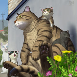 This is a pixiv picture whose title is 父ちゃんはでっかいなぁ.