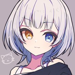 This is a pixiv picture whose title is 最も不思議な猫🐱.
