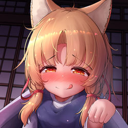 This is a pixiv picture whose title is にゃんにゃん夜這い諏訪子さま.