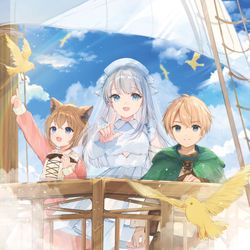 This is a pixiv picture whose title is 『便利すぎるチュートリアルスキルで異世界ぽよんぽよん生活3』.
