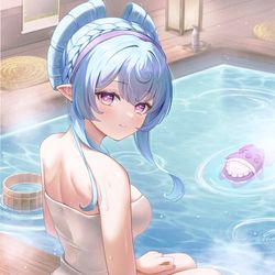This is a pixiv picture whose title is 温泉瑞希♨️.