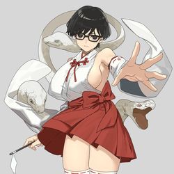 This is a pixiv picture whose title is skeb①　ocちゃん.