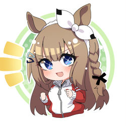 This is a pixiv picture whose title is アーモンドアイ.