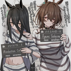 This is a pixiv picture whose title is タキカフェのマグショット的な.