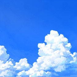 This is a pixiv picture whose title is 夏果て.