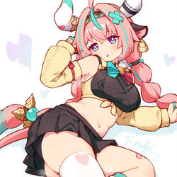 This is a pixiv picture whose title is 肉肉牛牛.