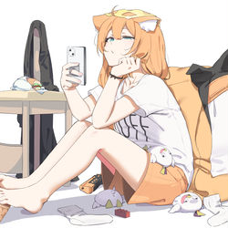 This is a pixiv picture whose title is OFFモードマリー.