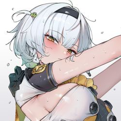 This is a pixiv picture whose title is シルバーソルジャー・アンビー.