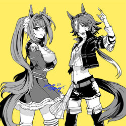 This is a pixiv picture whose title is ライバル.