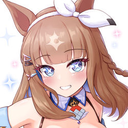 This is a pixiv picture whose title is アーモンドアイ✨.