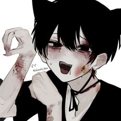 This is a pixiv picture whose title is 猫の日.