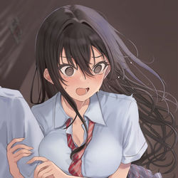 This is a pixiv picture whose title is 文化祭(ヤンキー清水さん).