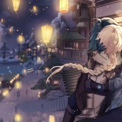 This is a pixiv picture whose title is 魈空.
