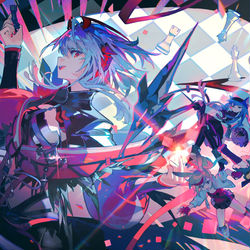 This is a pixiv picture whose title is W in Museland.