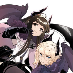 This is a pixiv picture whose title is 石心の双子.