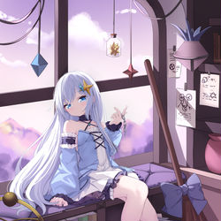 This is a pixiv picture whose title is 魔法房间.