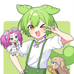 This is a pixiv picture whose title is 😉.